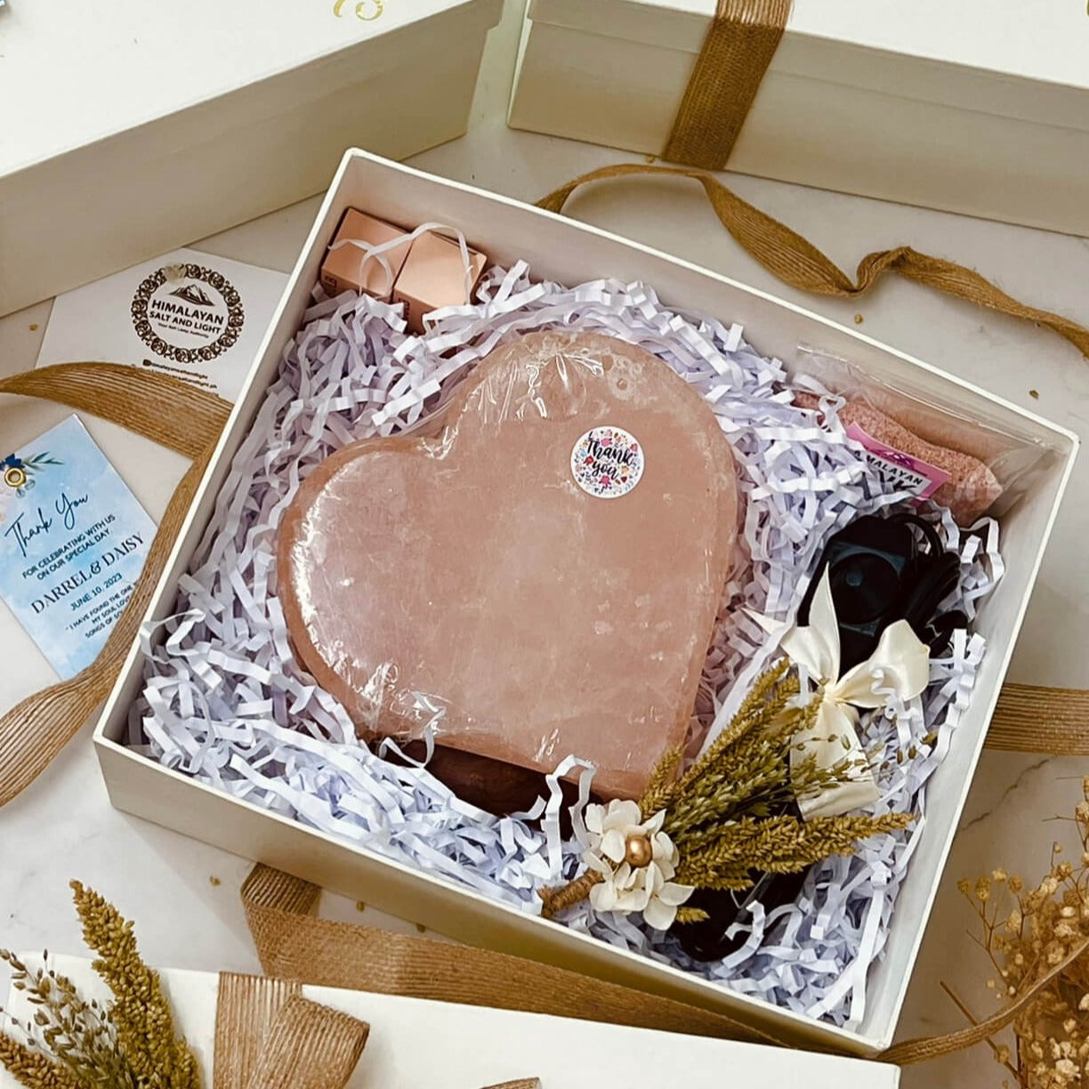 GS19 - Heart Serenity Lamp Gift Set