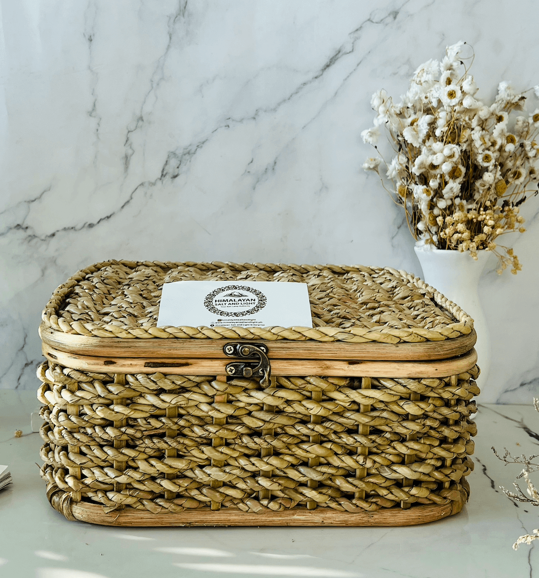 Heart Lamp and Native Storage Box Gift Set