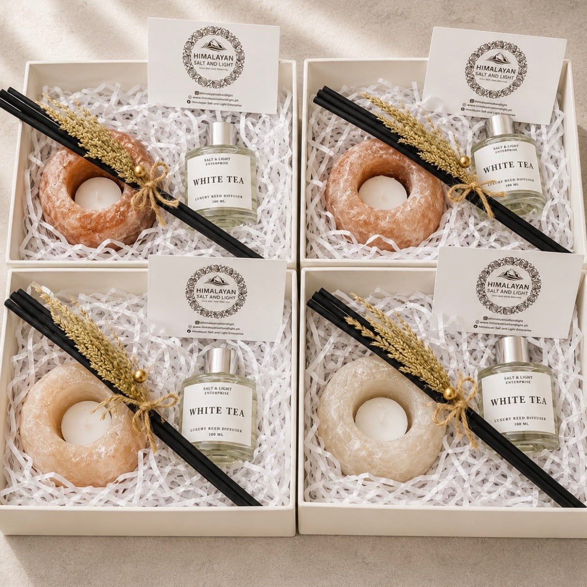 SL19 Gift Set - Reed Diffuser with Candle Holder