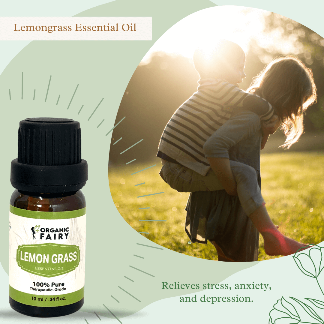 Pure Lemongrass Essential Oil 10ml