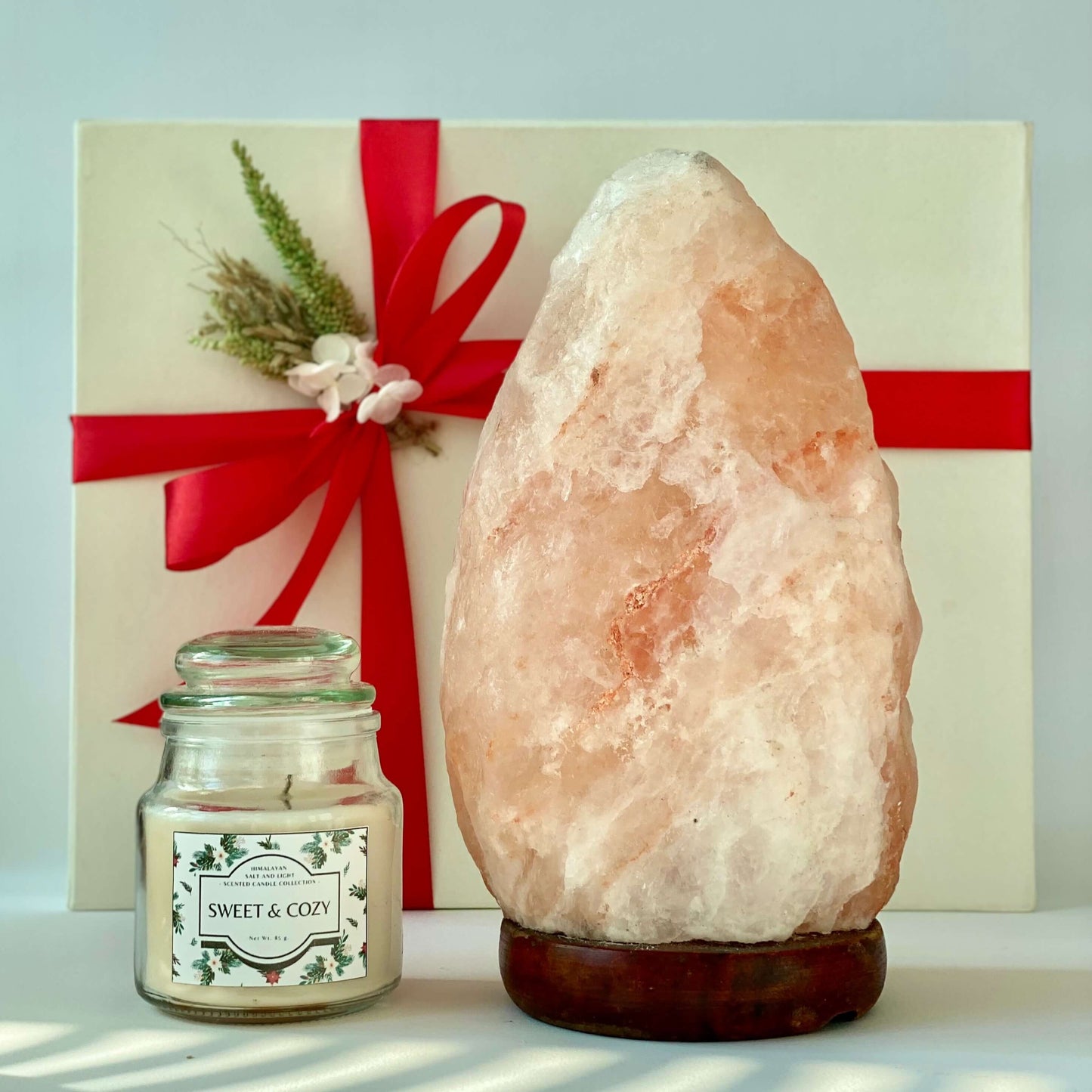 GS14 - Himalayan Lamp & Soy Candle Gift Set