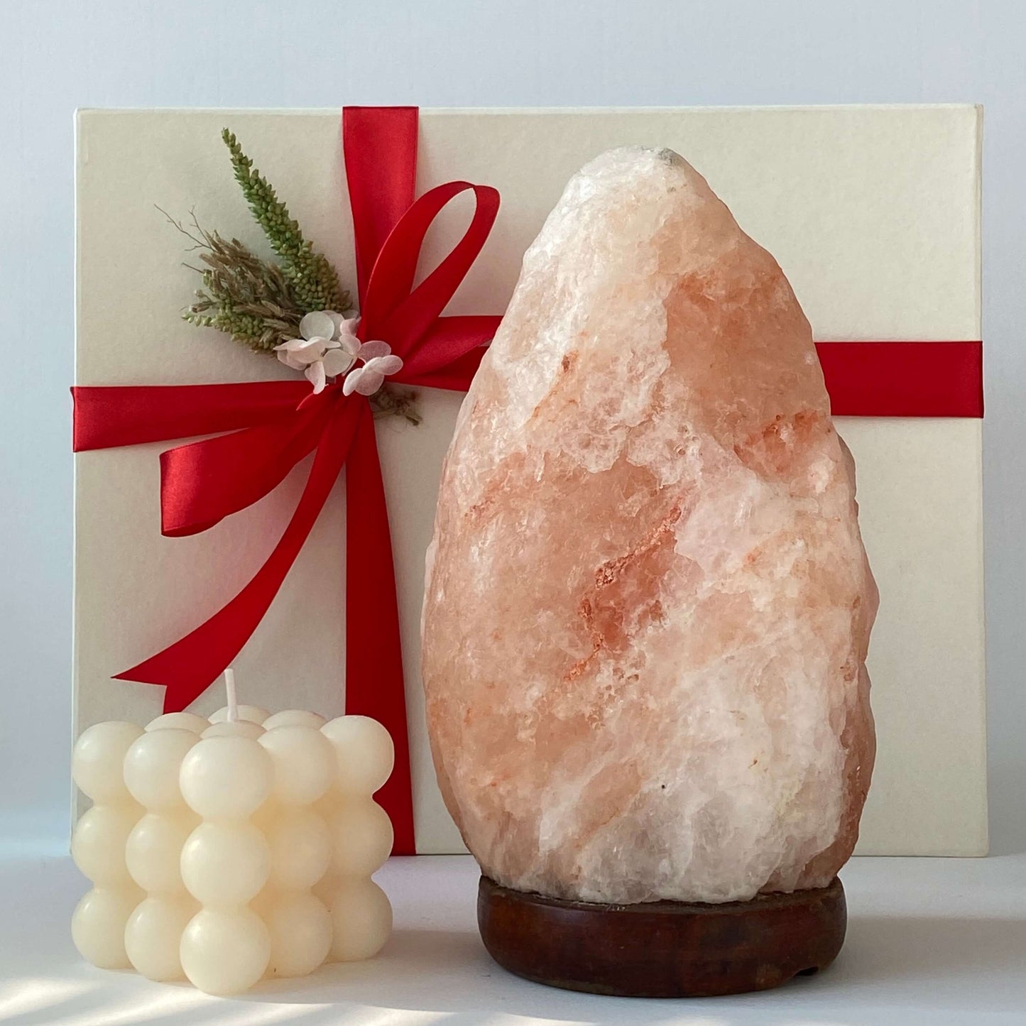 GS14 - Himalayan Lamp & Soy Candle Gift Set