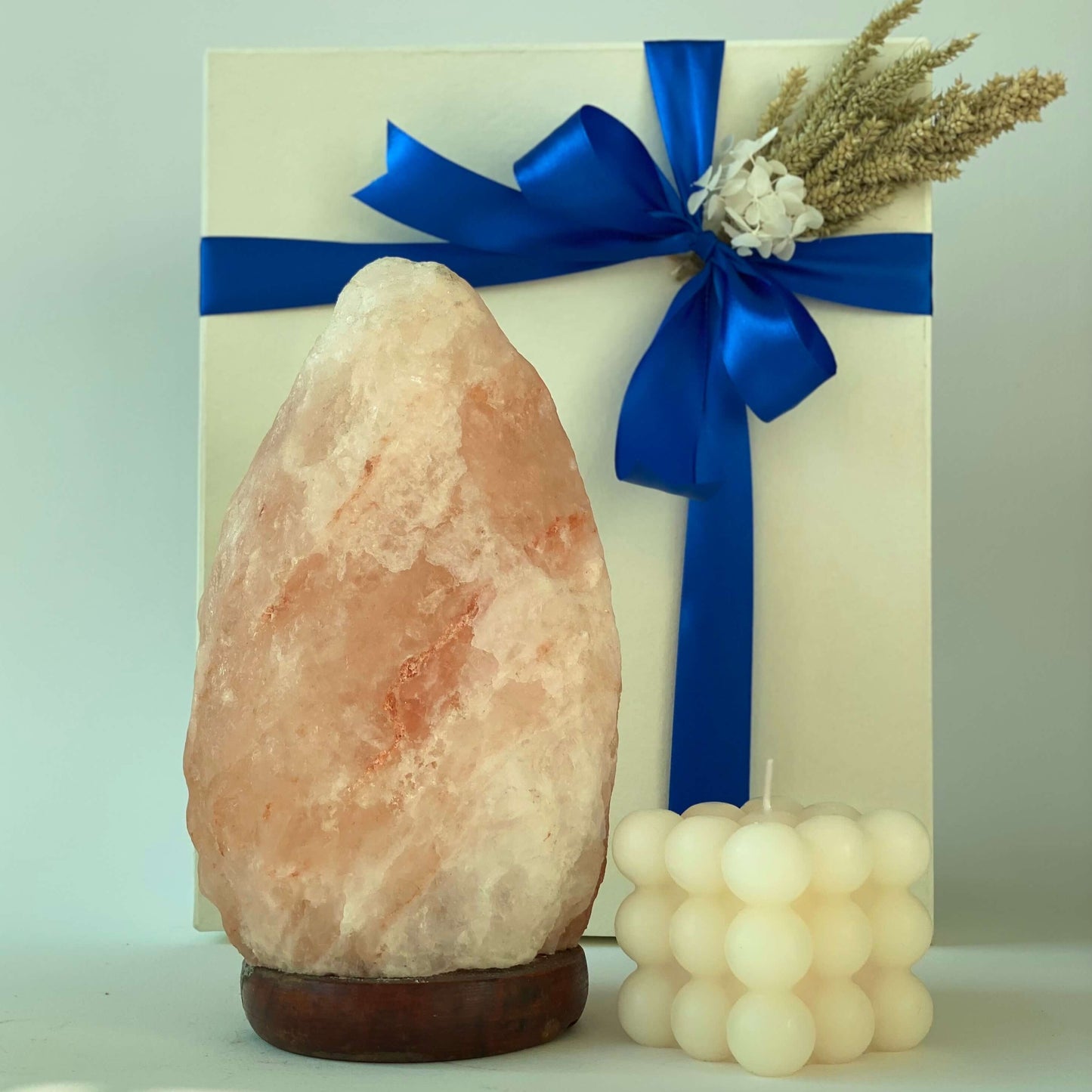 GS14 - Himalayan Lamp & Soy Candle Gift Set