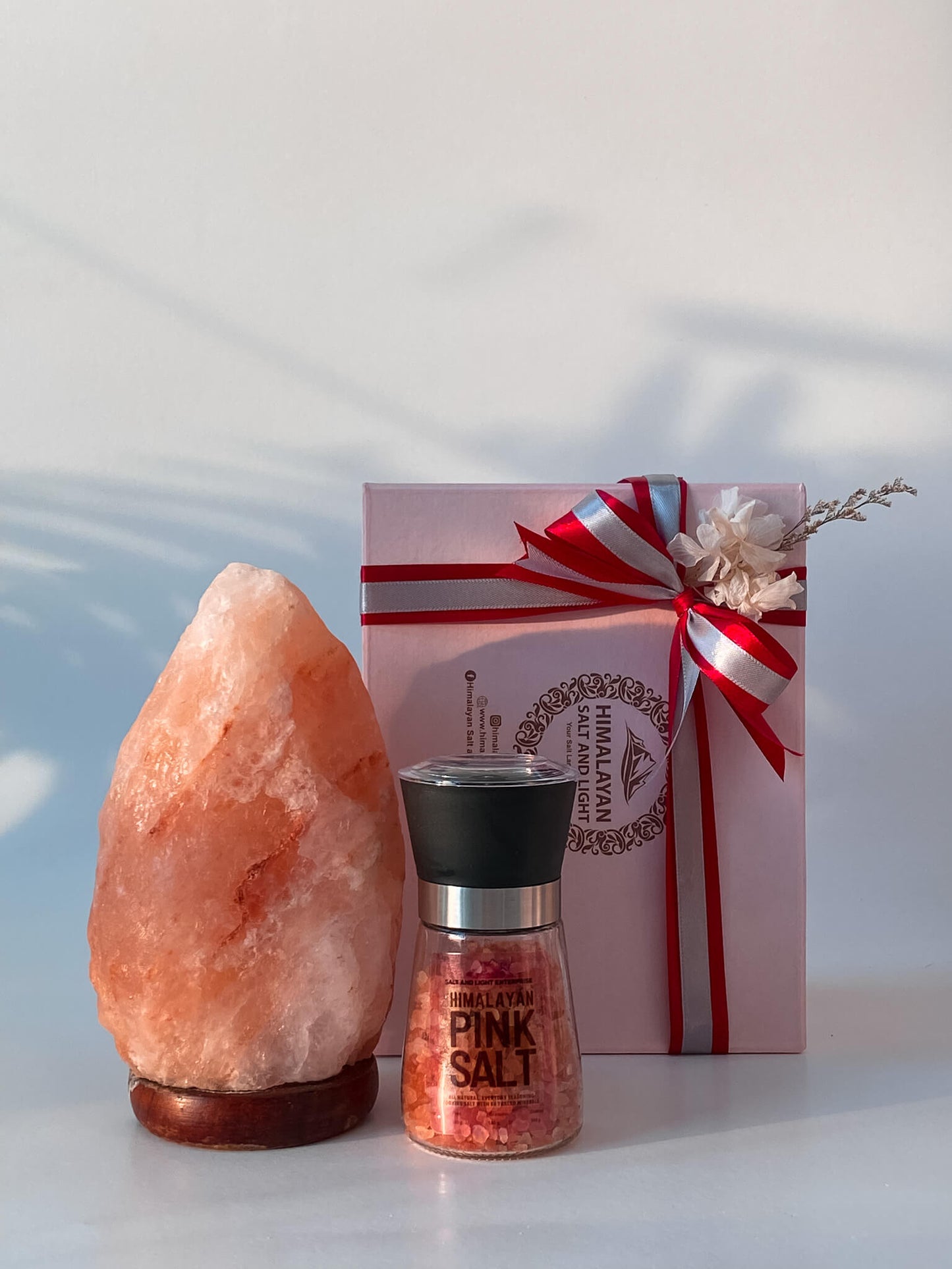 GS11 - Himalayan Lamp with Salt Grinder Gift Set