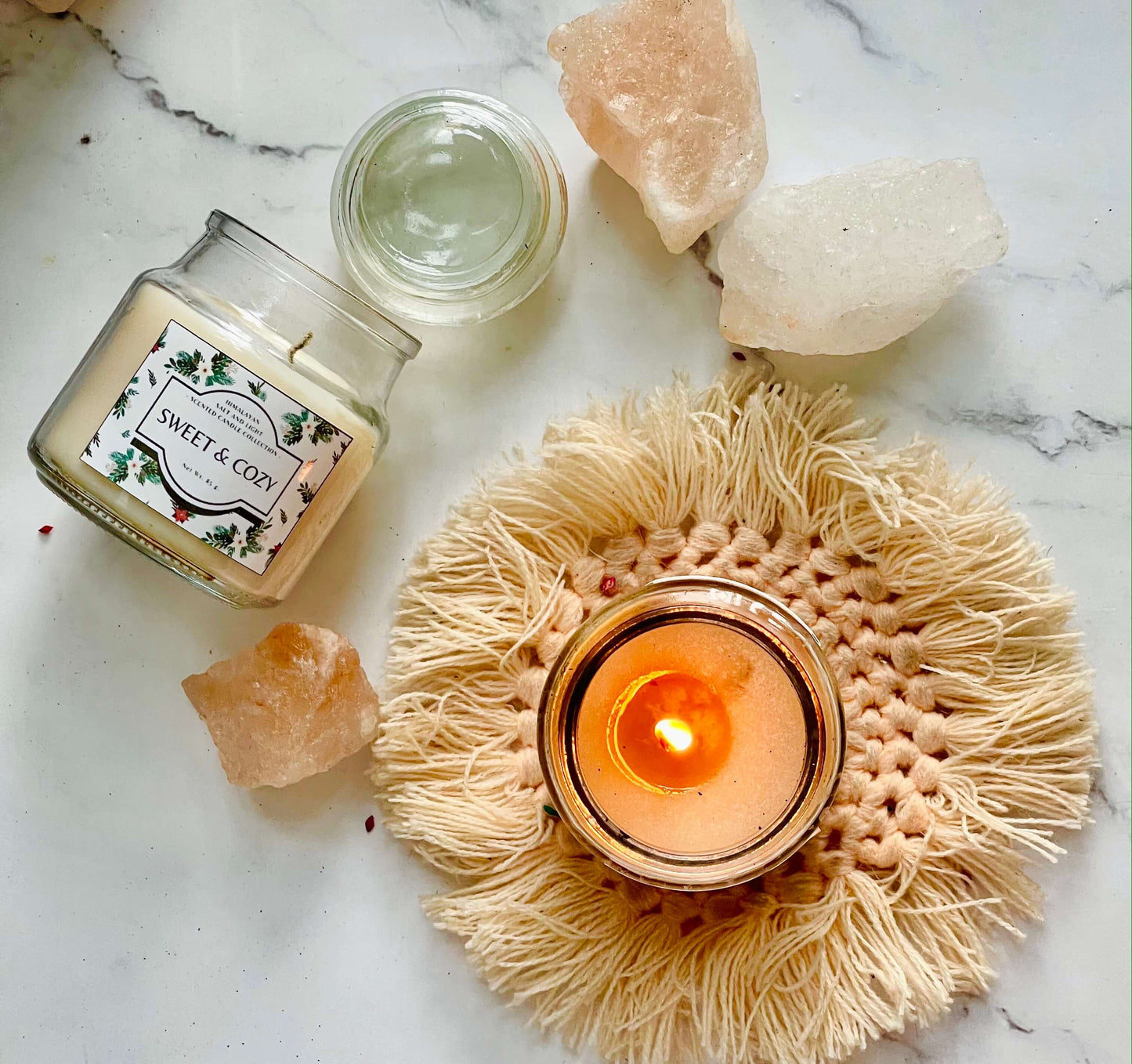 GS14 - Himalayan Lamp & Soy Candle Gift Set