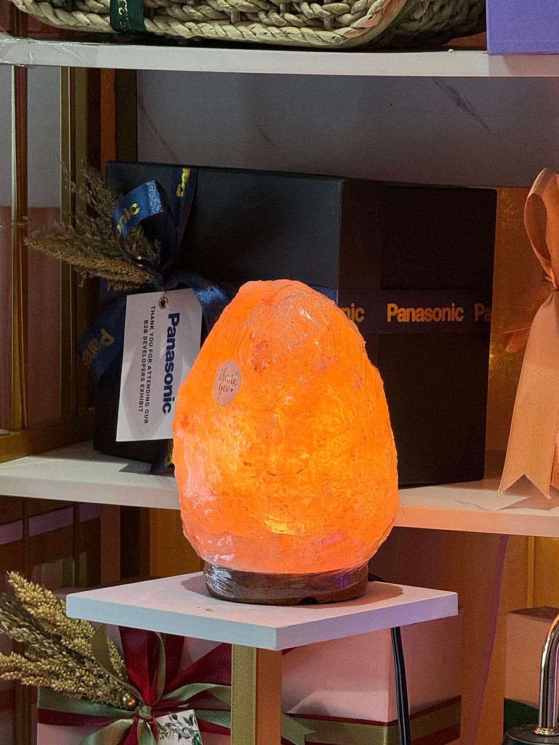 Himalayan salt lamp corporate gift set Philippines by Himalayan Salt and Light PH