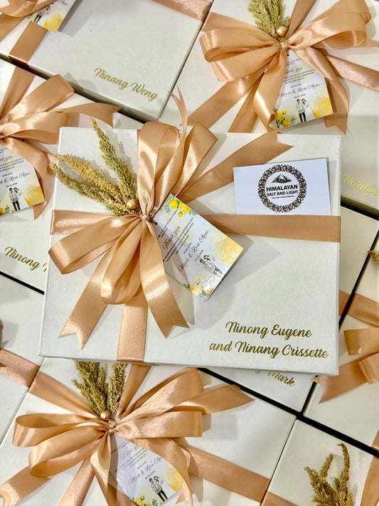 How to choose the perfect wedding souvenir Philippines 2026 Himalayan Salt and Light PH gift sets