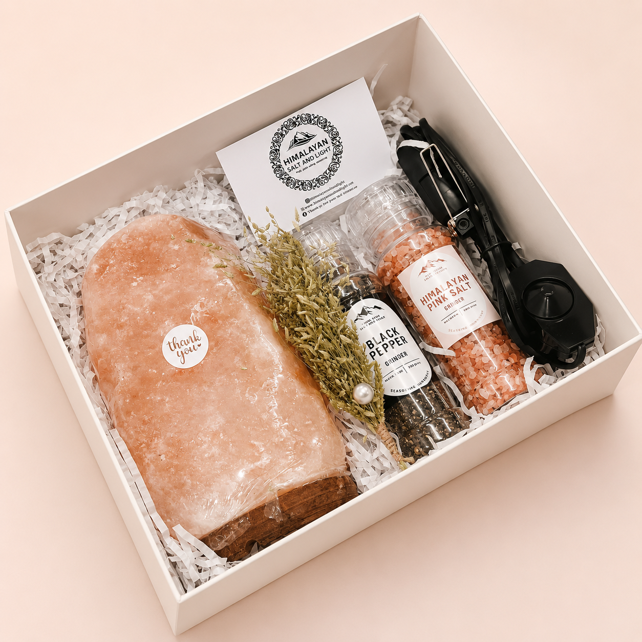 GS19 - Himalayan Lamp with Salt Grinder and Pepper