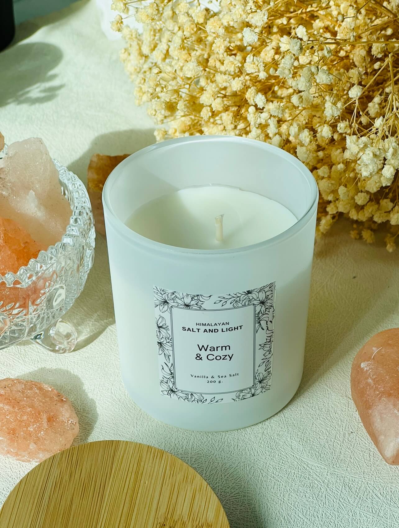 Warm & Cozy Soy Candle 200g (Solo)