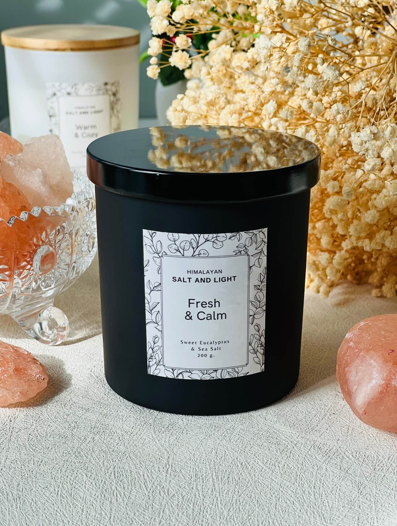 Fresh & Calm Soy Candle 200g (SOLO)