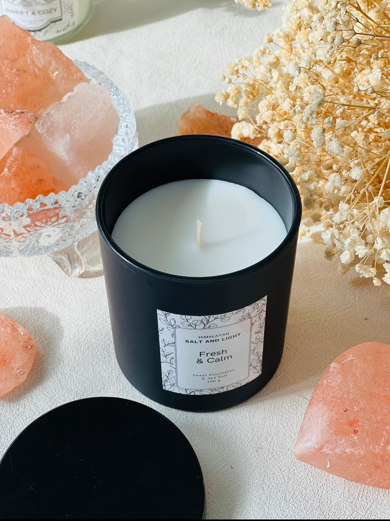 Fresh & Calm Soy Candle 200g (SOLO)