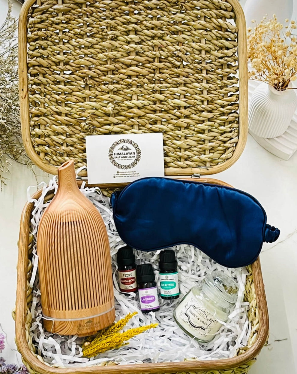 Premium Serenity Diffuser Rattan Box Philippines | Luxury Gift | Salt ...