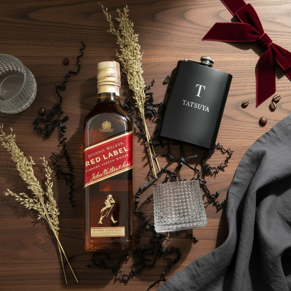 Red Label Customized Flask Corporate Gift Set Philippines
