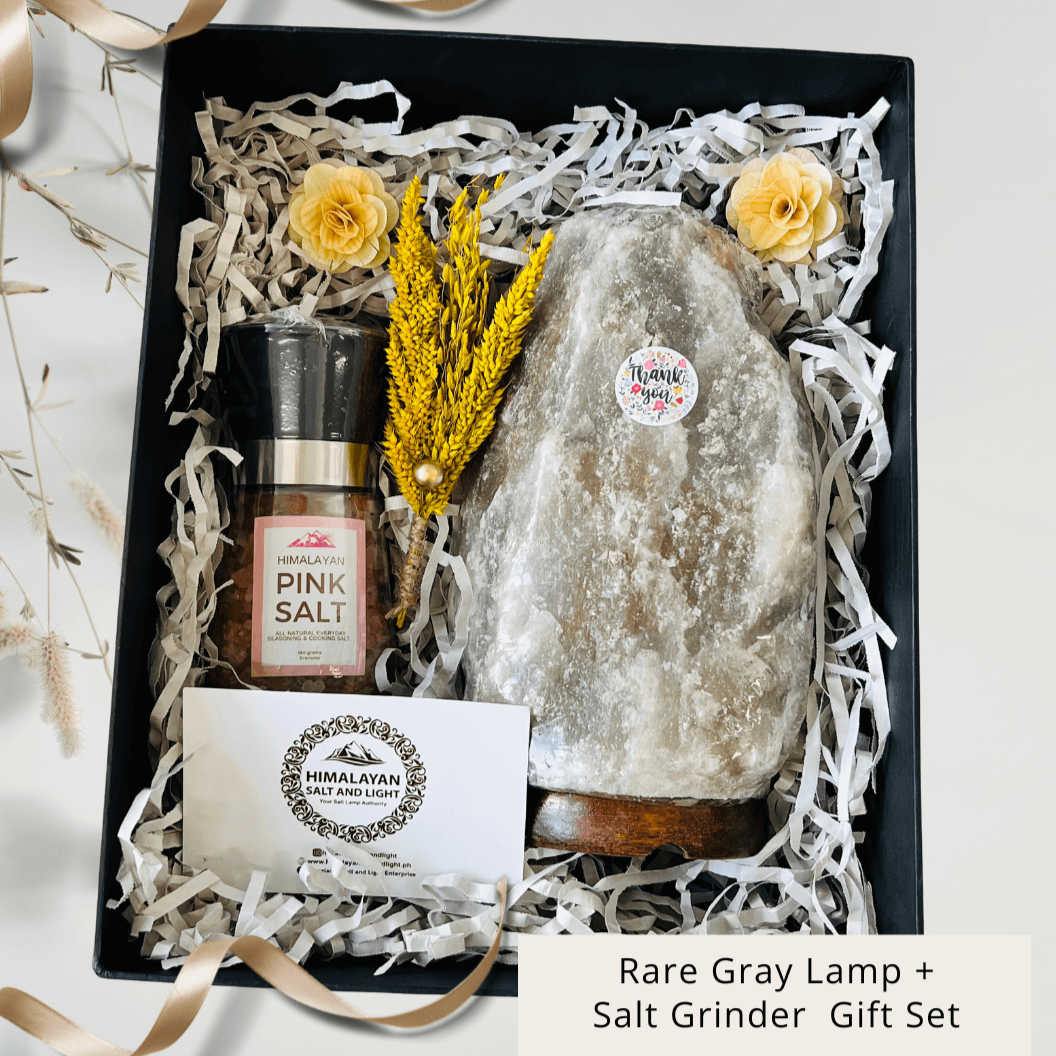 M3 - Gray Lamp & Gourmet Salt Duo