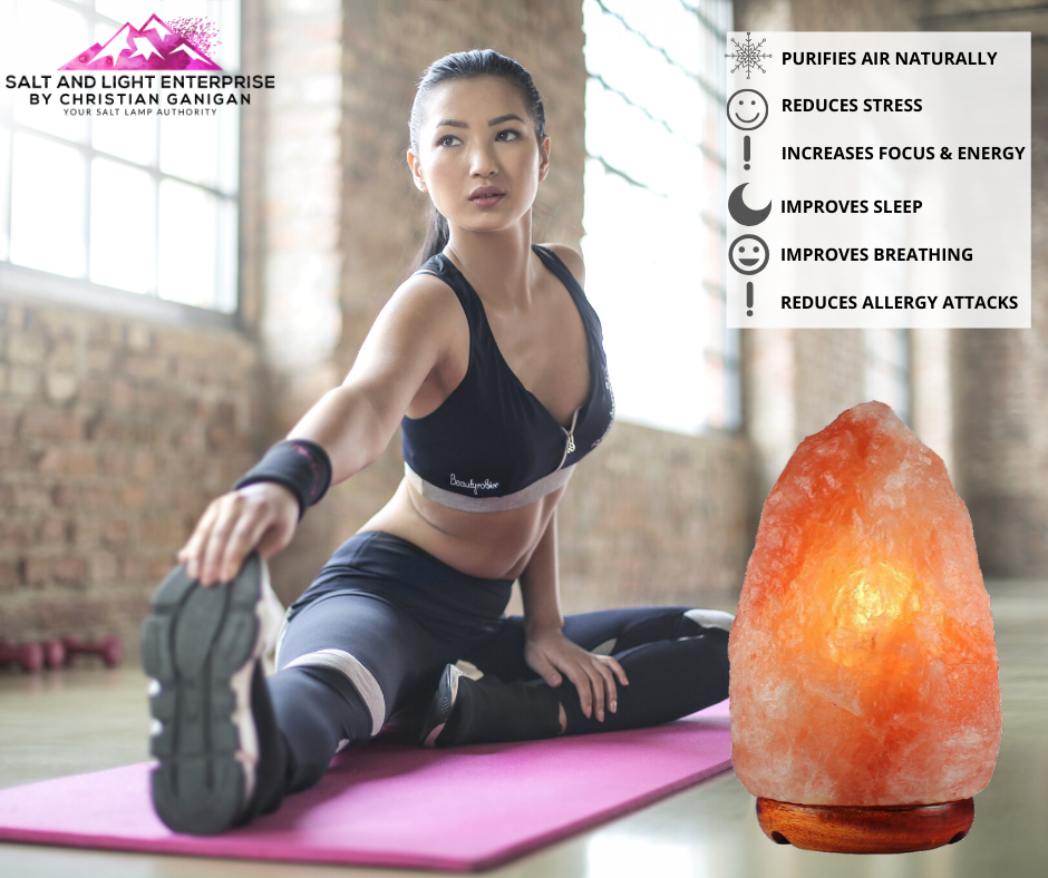 Himalayan Salt Lamp with Free Essential Oil