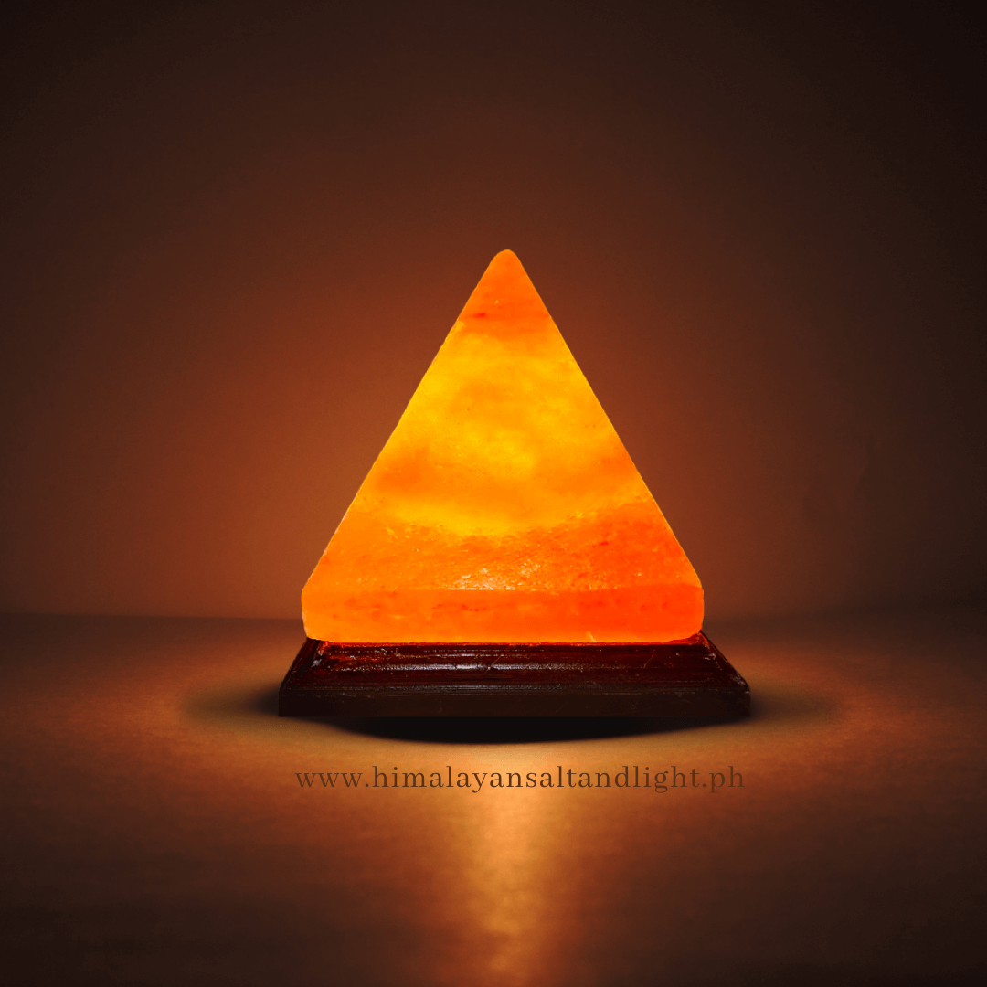 Pyramid Shape Salt Lamp