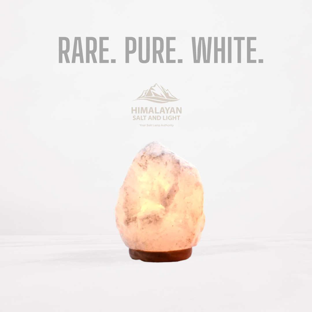 Rare White Salt Lamp Mini