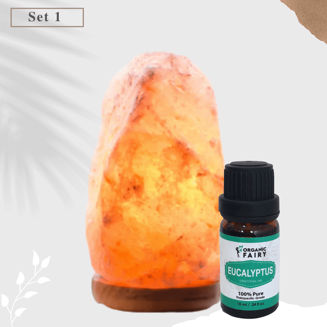 Himalayan Salt Lamp with Free Essential Oil