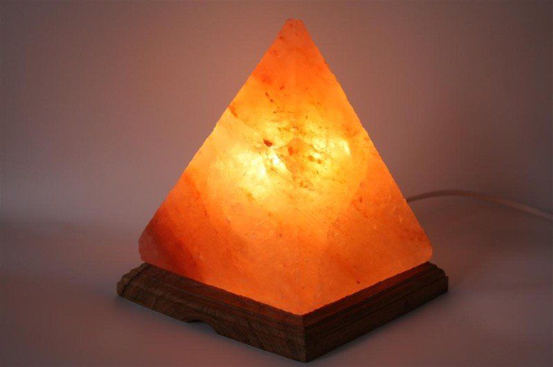 Pyramid Shape Salt Lamp