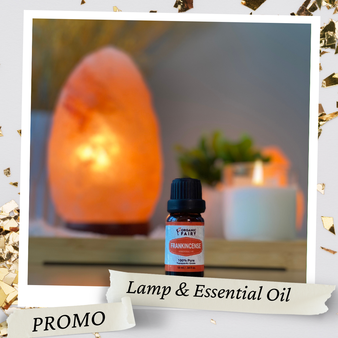 Himalayan Salt Lamp with Free Essential Oil